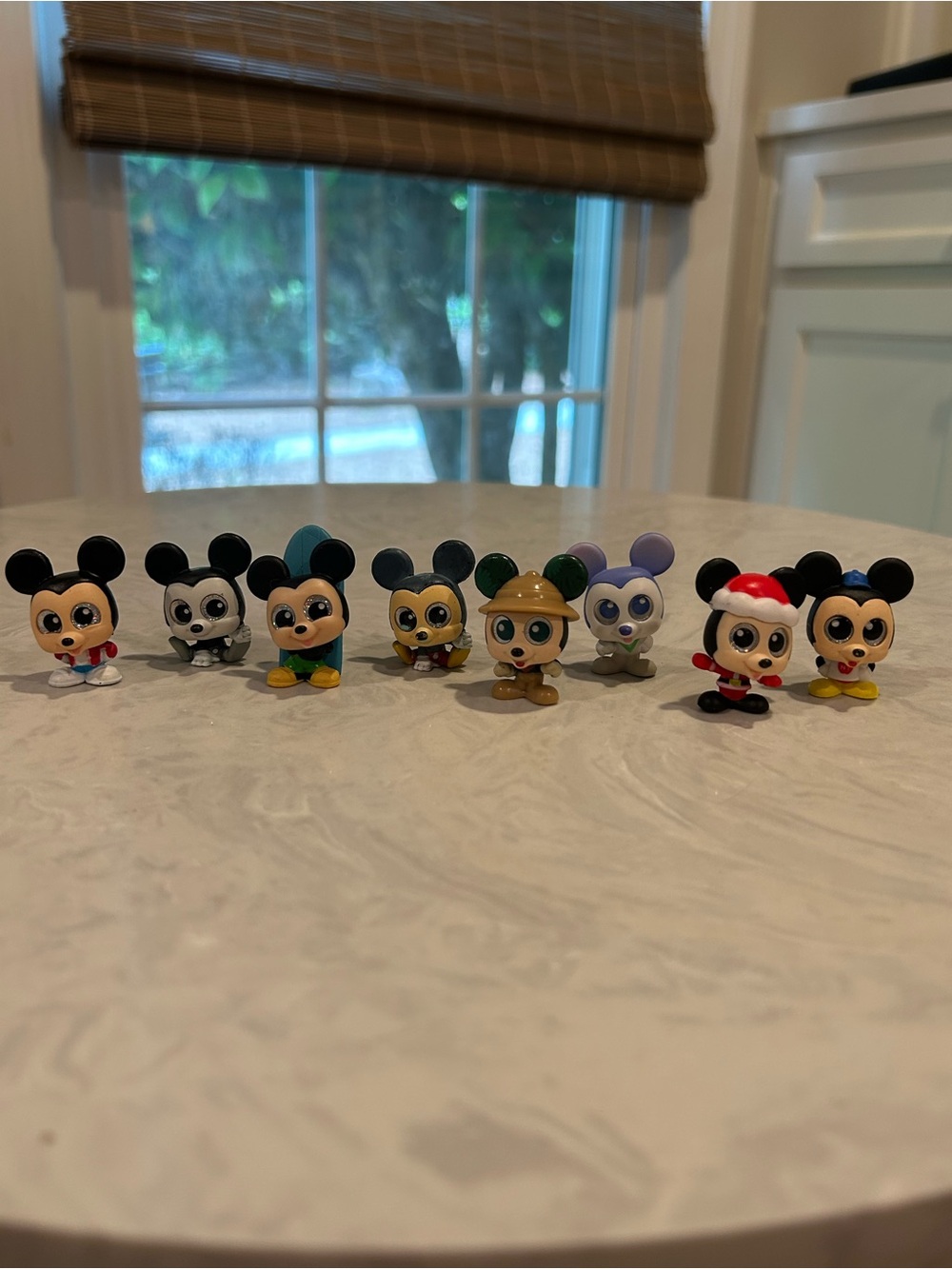 Disney Doorables set of 8 Mickey Mouse figures from multiple series. Like new